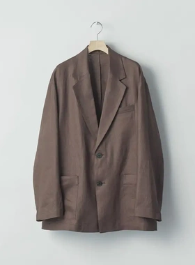 【代购】SSSTEIN 26aw Easy 1B jacket 轻量亚麻单扣休闲西装夹克