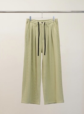 【代购】ANCELLM 26ss Wide easy pant 竖条纹宽松西裤