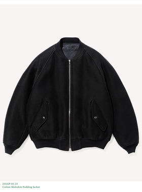 【代购】APRESSE 25aw Padding jacket 纯棉鼹鼠皮薄棉飞行夹克