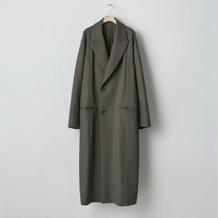 代购 lapel SSSTEIN Peak coat克什米尔羊绒剑领风衣夹克 25aw