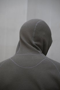 【代购】GOLDWIN 26ss Waffle light hoodie 定番轻量华夫格帽衫