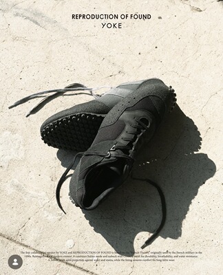 春夏新款ROF联名复古法国训练鞋