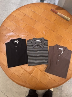 【6折】STEVEN ALAN 26ss Knit ss polo 强捻纱针织短袖Polo衫