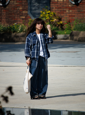 【代购】NANAMICA 25aw Flannel PALAKA check shirt 法兰绒衬衫