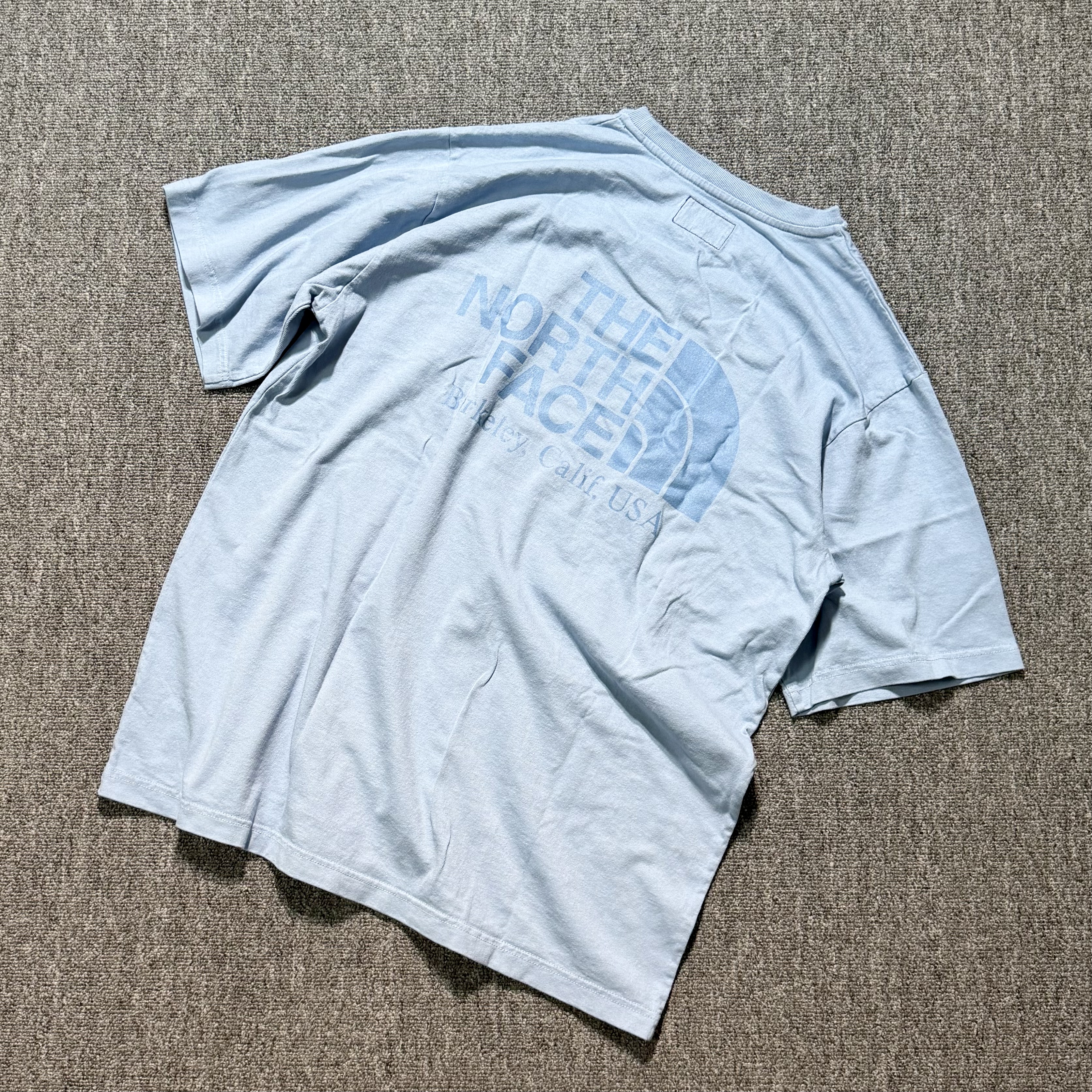 【现货】TNF北面紫标26ss Beams店铺限定7oz logo短袖T恤