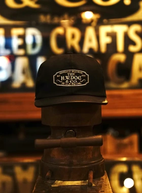 【代购】THE HW DOG&CO 25aw Trucker cap 10周年皮檐复古货车帽