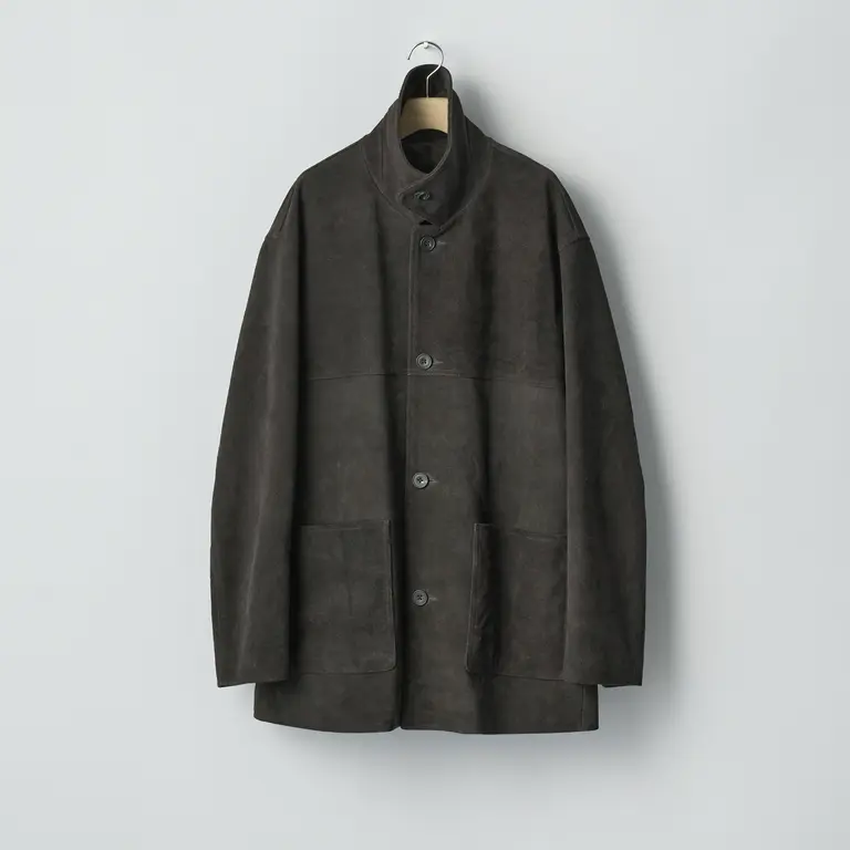 【代购】SSSTEIN 25aw Car jacket 牛皮麂皮复古机车夹克