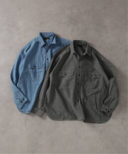 【代购】JS HOMESTEAD 26ss works large shirt 水洗工装衬衫