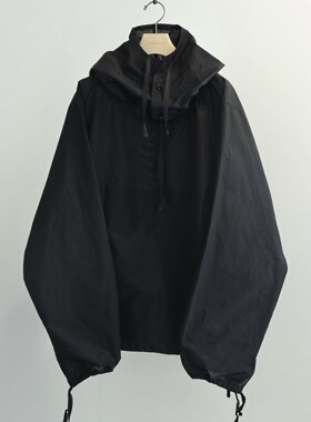 【代购】COMOLI 26ss Ripstop smock parka 超轻防撕套头连帽夹克