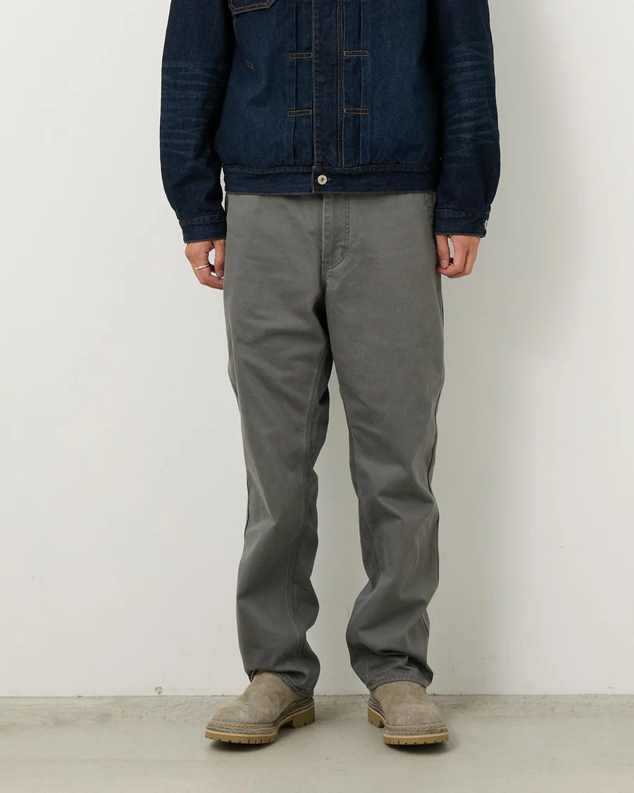 【代购】NONNATIVE 25aw 5P Jeans 蜡染五袋小脚直筒牛仔裤