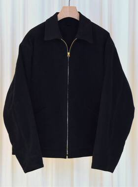 【代购】COMOLI 25aw Moleskin zip short jacket 鼹鼠皮拉链夹克