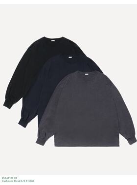 【代购】APRESSE 25aw Cashmere blend ls 克什米尔羊毛长袖T恤
