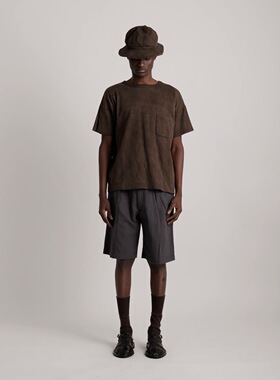 【代购】TAIGATAKAHASHI 26ss TT Tee shirt 天然染色口袋短袖T恤