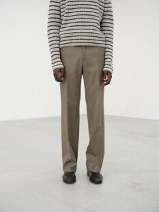 【代购】AURALEE 25aw Narrow slacks 梅尔顿羊毛修身西裤