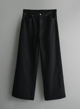 【代购】CONZ 26ss Loose fit jeans 直筒阔腿黑色牛仔裤