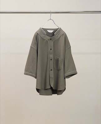 春夏新款复古水洗做旧棒球短袖T