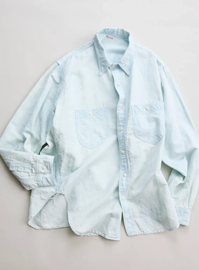 【代购】NICENESS 26ss Articulated shirt 不对称染色牛仔衬衫