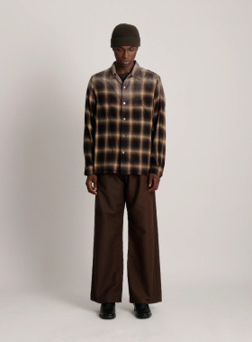 【代购】T.T Taigatakahashi 25aw Open collar shirt 开襟衬衫