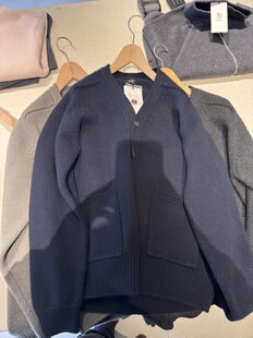 【代购】BATONER Heavy cashmere cardigan 重磅全羊绒针织开衫