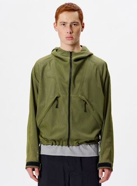 【代购】GOLDWIN 26ss Mesh hoodie jacket 网眼连帽拉链夹克