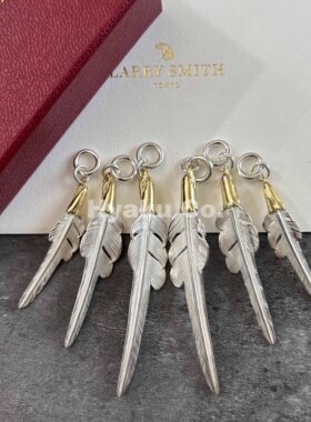18K金鹰头风切羽毛LARRYSMITH