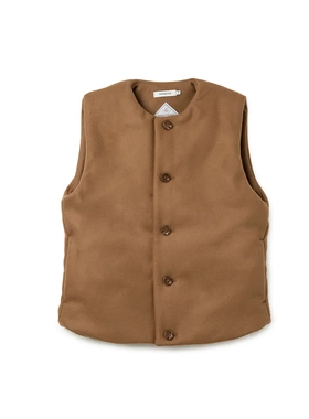【代购】NONNATIVE 25aw Mariner vest 双层梅尔顿羊毛海员马甲