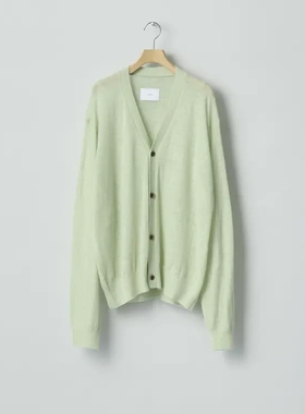 【代购i】SSSTEIN 26ss Knit v neck cardigan 羊驼毛混纺V领开衫