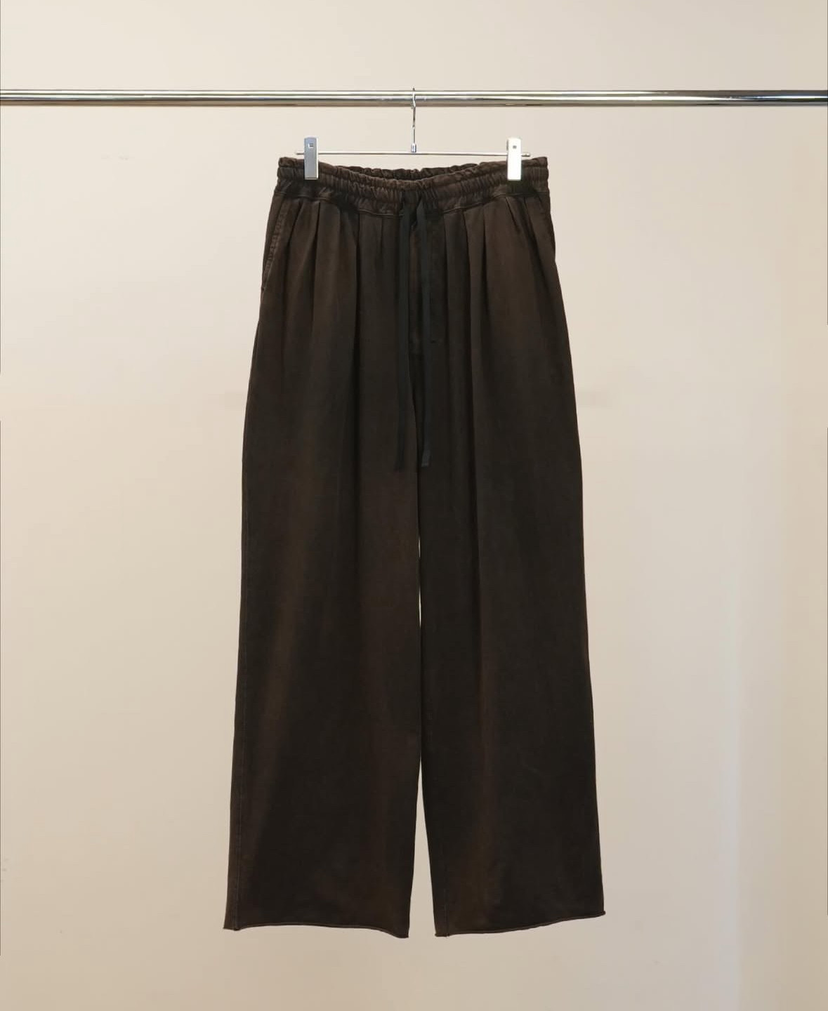 【代购】ANCELLM 26ss Easy cut slacks 双层天竺棉剪裁宽松西裤,男装,休闲裤,淘宝优惠券,粉丝福利购,淘宝优惠卷