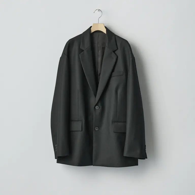 【代购】SSSTEIN 25aw Oversize jacket羊毛法兰绒单排扣西装外套
