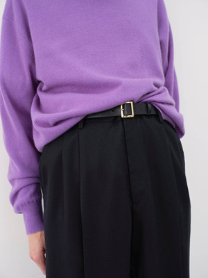 经典定番款铜扣手作牛皮腰带