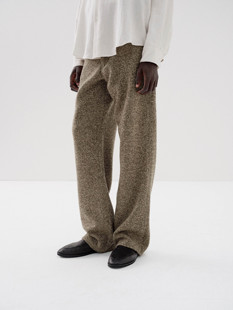 【代购】AURALEE 25aw Tweed painter pant 纯羊毛毛呢画家工装裤