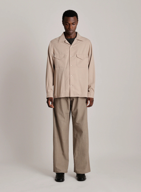 【代购】T.T Taigatakahashi 25aw Open collar shirt 开襟衬衫