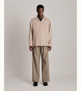 Taigatakahashi 25aw Open shirt T.T collar 开襟衬衫 代购