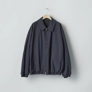 25aw SSSTEIN 代购 再生尼龙廓形拉链夹克 zip jacket Nylon