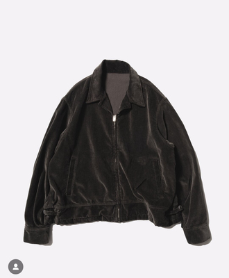 秋冬新款极细灯芯绒农场工装夹克