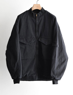 【代购】COMOLI 25aw Cotton jersey G8 jacket 水洗棉飞行夹克