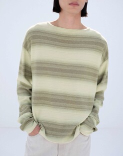 【代购】AURALEE 26ss Knit boat neck PO 丝绵混纺船领针织衫