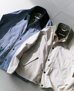 26ss BARBOUR 代购 复古夹克 Peach skin 代官山店铺限定