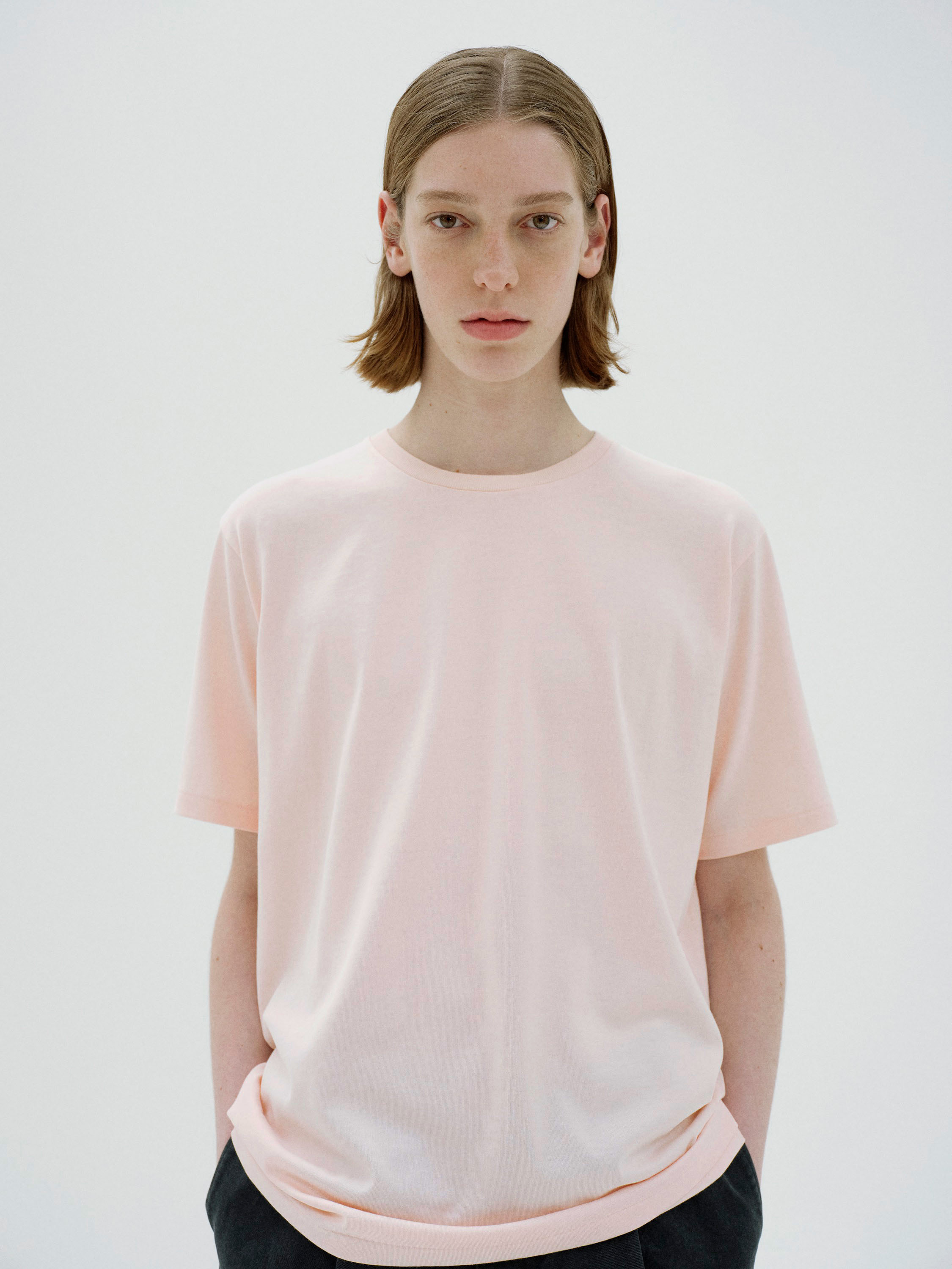 【代购】AURALEE 25aw Plaiting tee 定番长绒匹马棉圆领短袖T恤