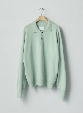 【代购】SSSTEIN 26ss Knit polo LS 澳美羊毛针织长袖Polo衫