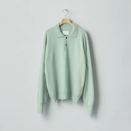 【代购】SSSTEIN 26ss Knit polo LS 澳美羊毛针织长袖Polo衫