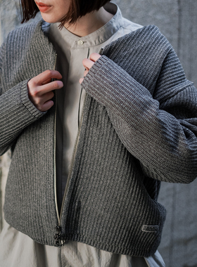 【代购】NANAMICA 26ss 5G Zip cardigan 定番纤维针织拉链针织衫
