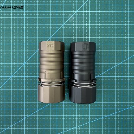 JMAC金属消音 司骏MP5K现代化火帽消音 激趣MP5撸蛋堂14逆牙通用