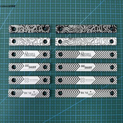 等高线金属护木 铝合金CNC MLOK护木片 N4 SIG DD BCM金属护木