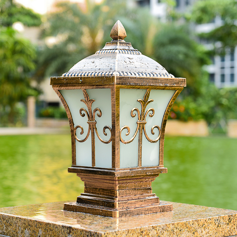 太阳能庭院室外别墅景观墙头灯