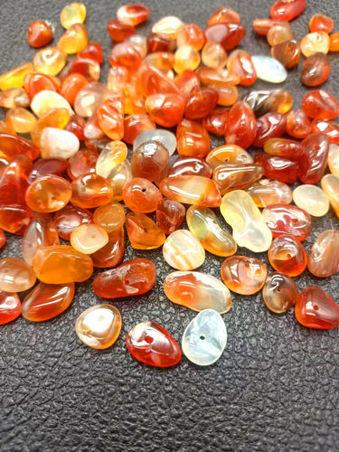 天然水晶散珠颗粒紫粉绿黄色