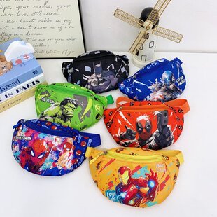 男童斜跨胸包儿童户外单肩包2025新款中大童腰包旅游小背包韩版潮