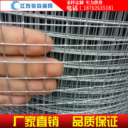1.3cm孔热镀锌电焊网铁丝网鸡鸽兔笼网方孔网养殖网防护网防锈网