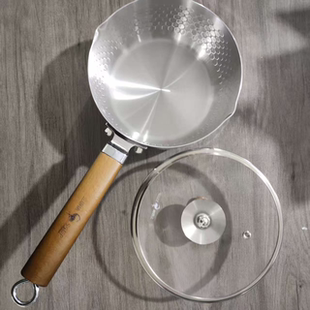 18cm316l不锈钢日式雪平锅无涂层P汤锅一人食泡面小煮锅