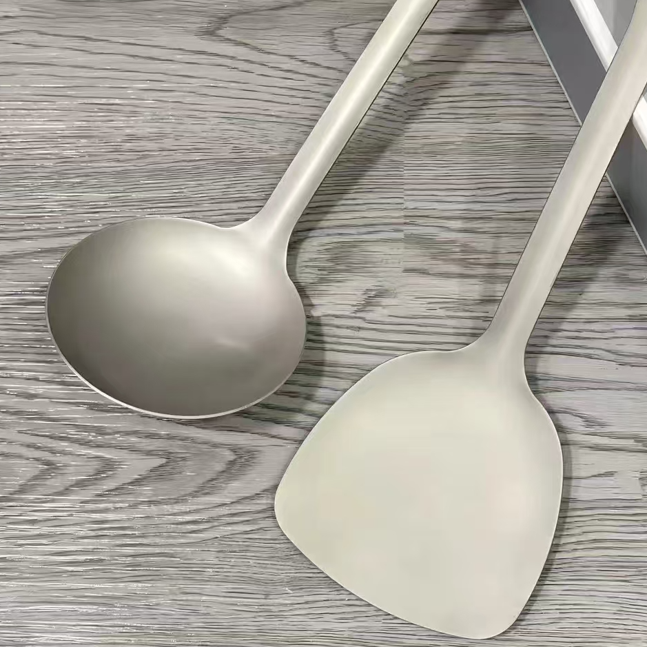 长柄钛铲子易清洗烹饪工具套装防烫耐磨钛汤勺,厨房/烹饪用具,锅铲,淘宝优惠券,粉丝福利购,淘宝优惠卷